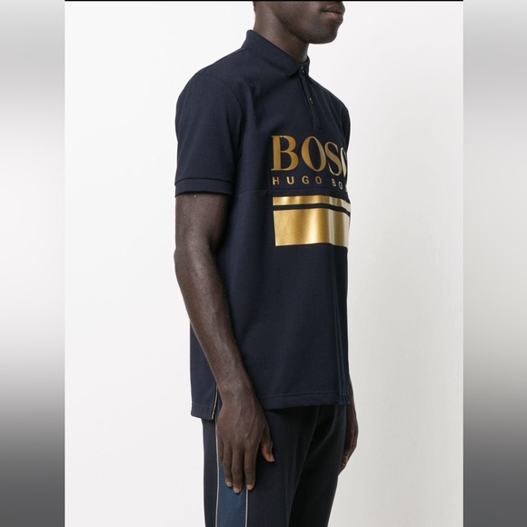 NWOT’s Hugo Boss Polo Shirt Regular Fit Men’s Size Large - Picture 7 of 12